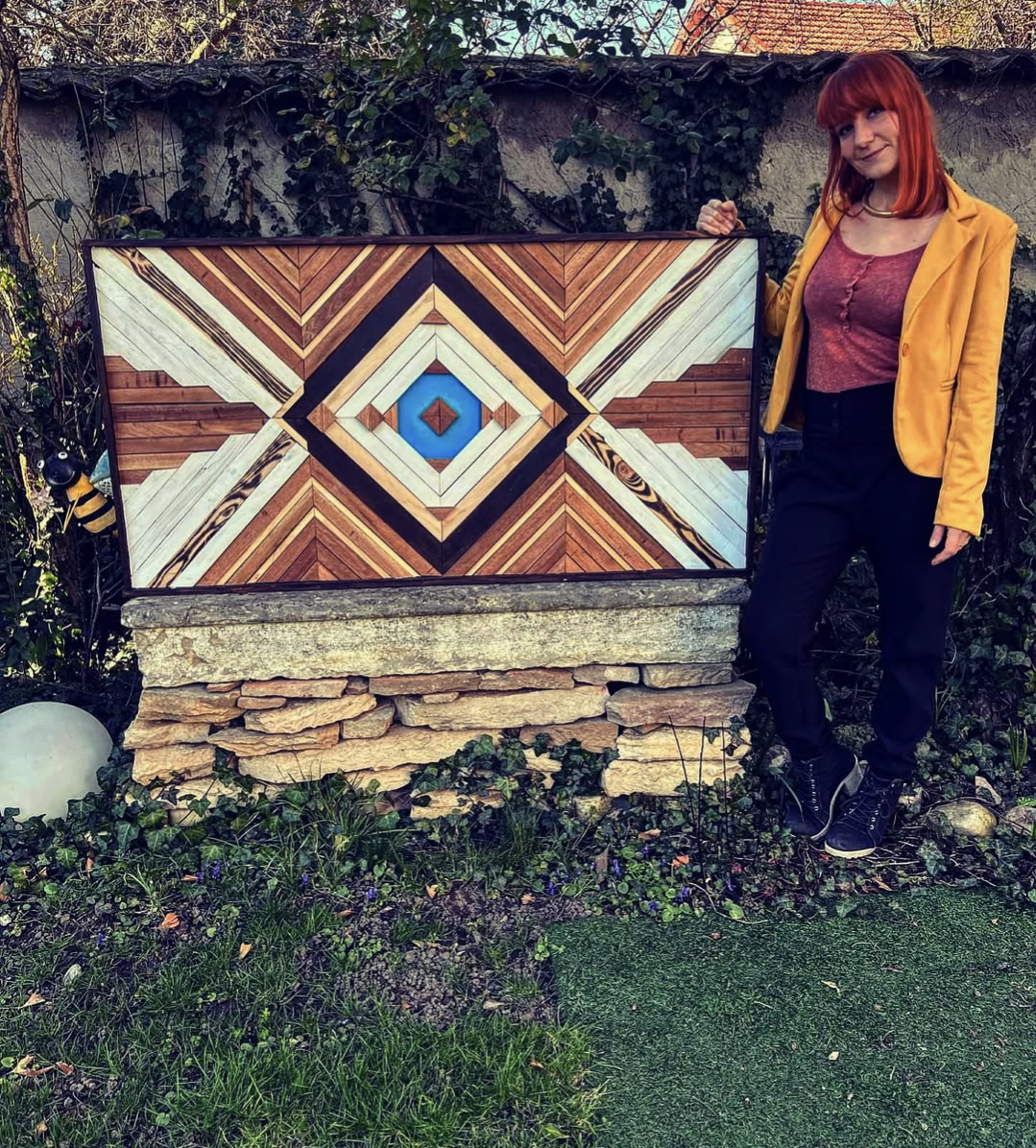 Tableau en bois de chène pour un particulier